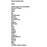 IPTV kablovska televizija - SVI DOMAĆI KANALI