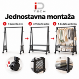 Garderober sa točkićima